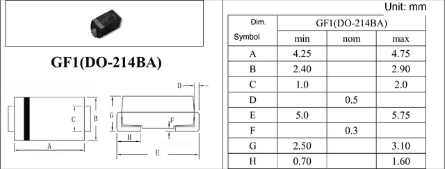 DO-214BA drawing