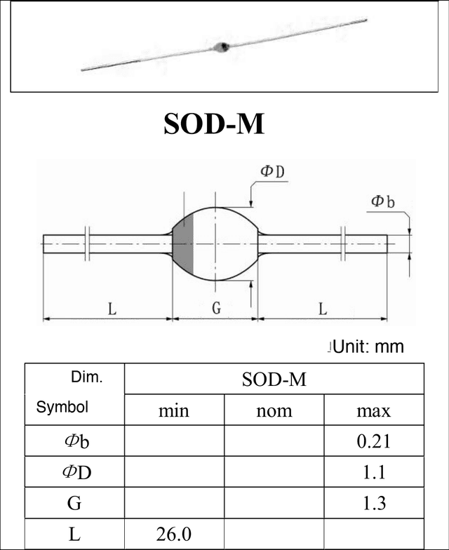 SOD-M, SOD-N drawing