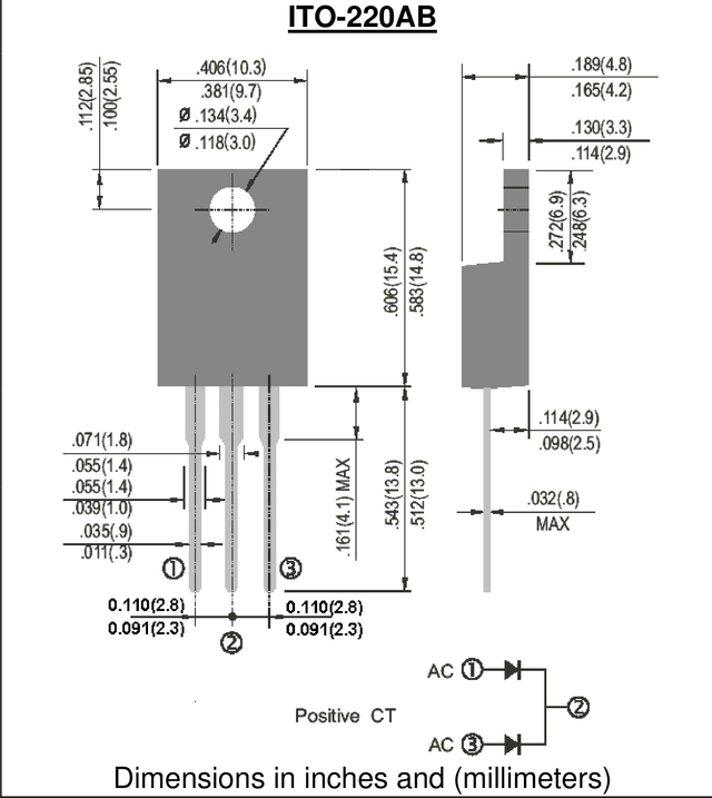 ITO-220AB drawing