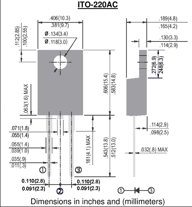 ITO-220AC drawing