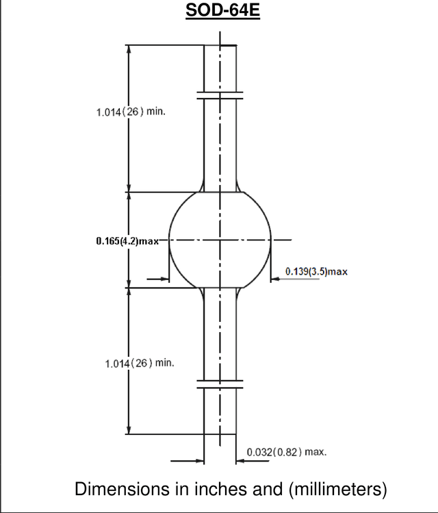 SOD-64E drawing