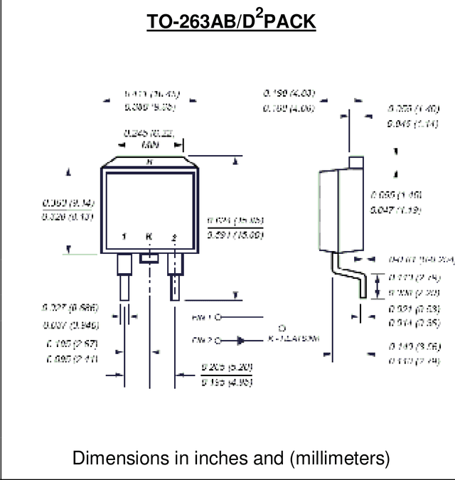 TO-263AB/D 2 PACK